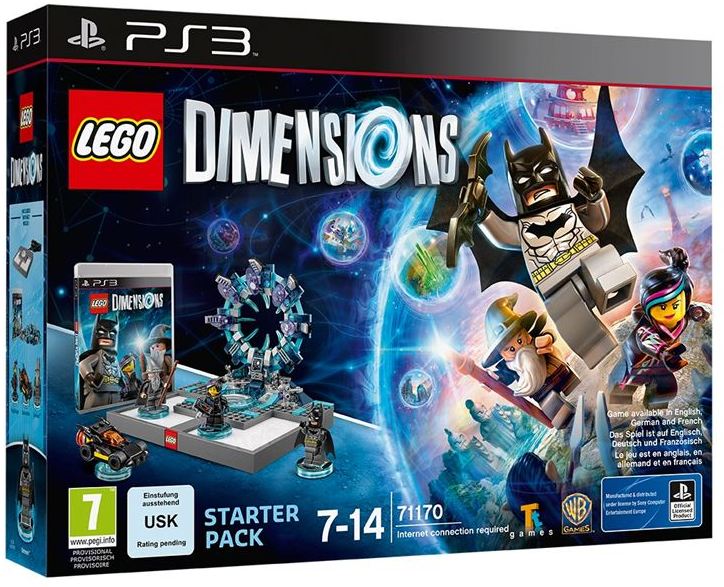 71170 LEGO Dimensions Starter Pack PS3 (Retired) (Previously Owned) product image 1, provided for visual reference and