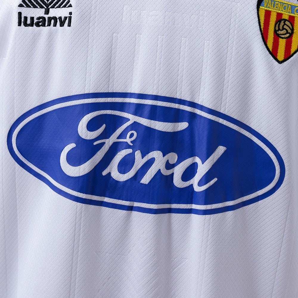 Valencia Jersey 1996-97 Home Retro Football Kit product image 6