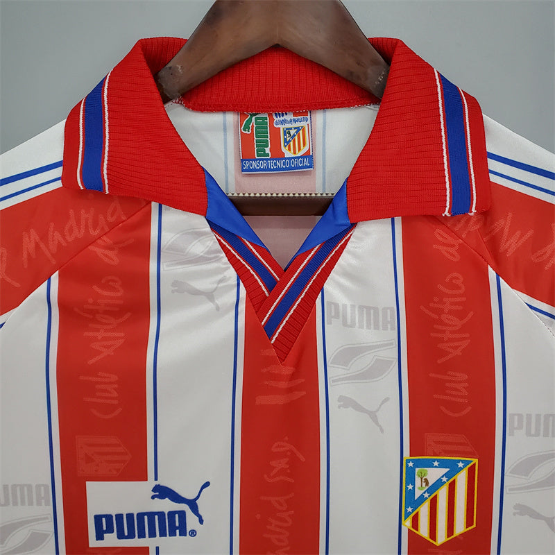 Atletico Madrid Jersey Home kit 1996/97 Retro Football Team product image 2