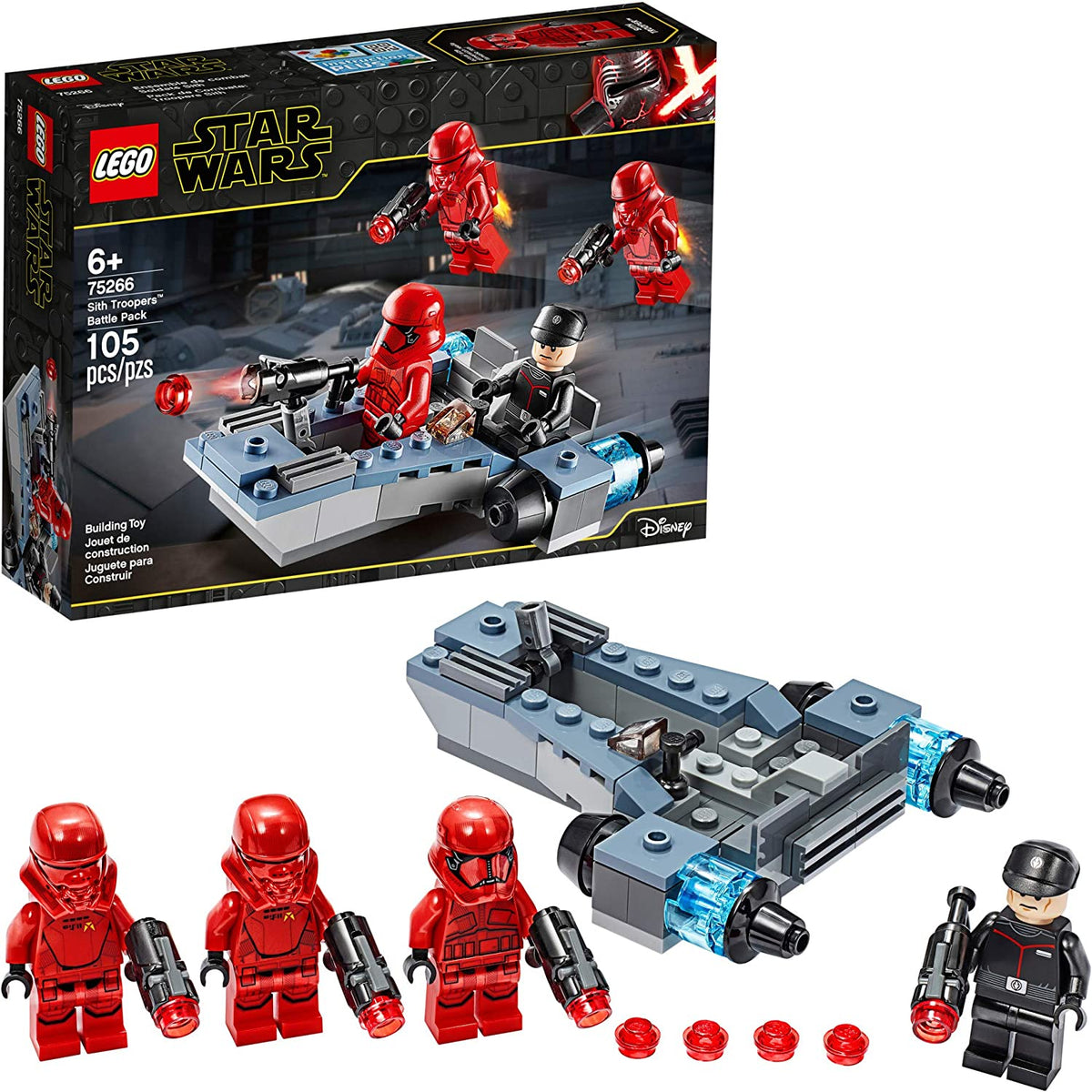75266 Sith Troopers Battle Pack (Retired) (New Sealed) product image 1, provided for visual reference and product detail