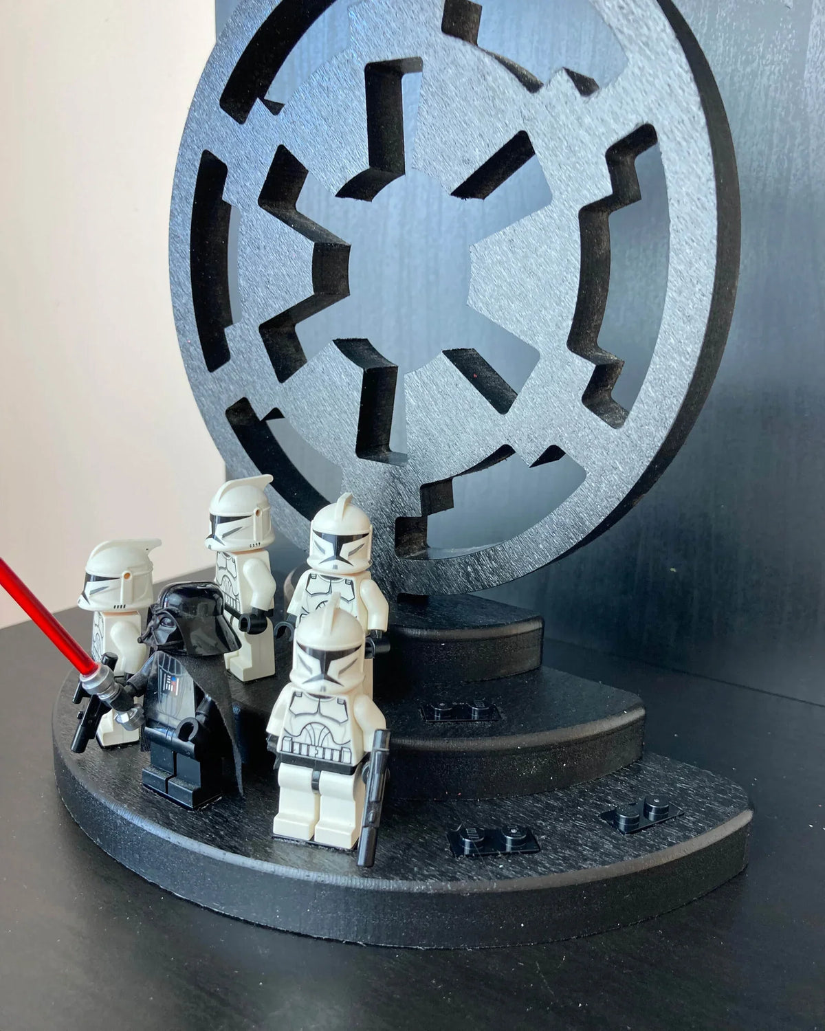 Minifig Display Stand - Imperial Symbol product image 1, provided for visual reference and product detail review