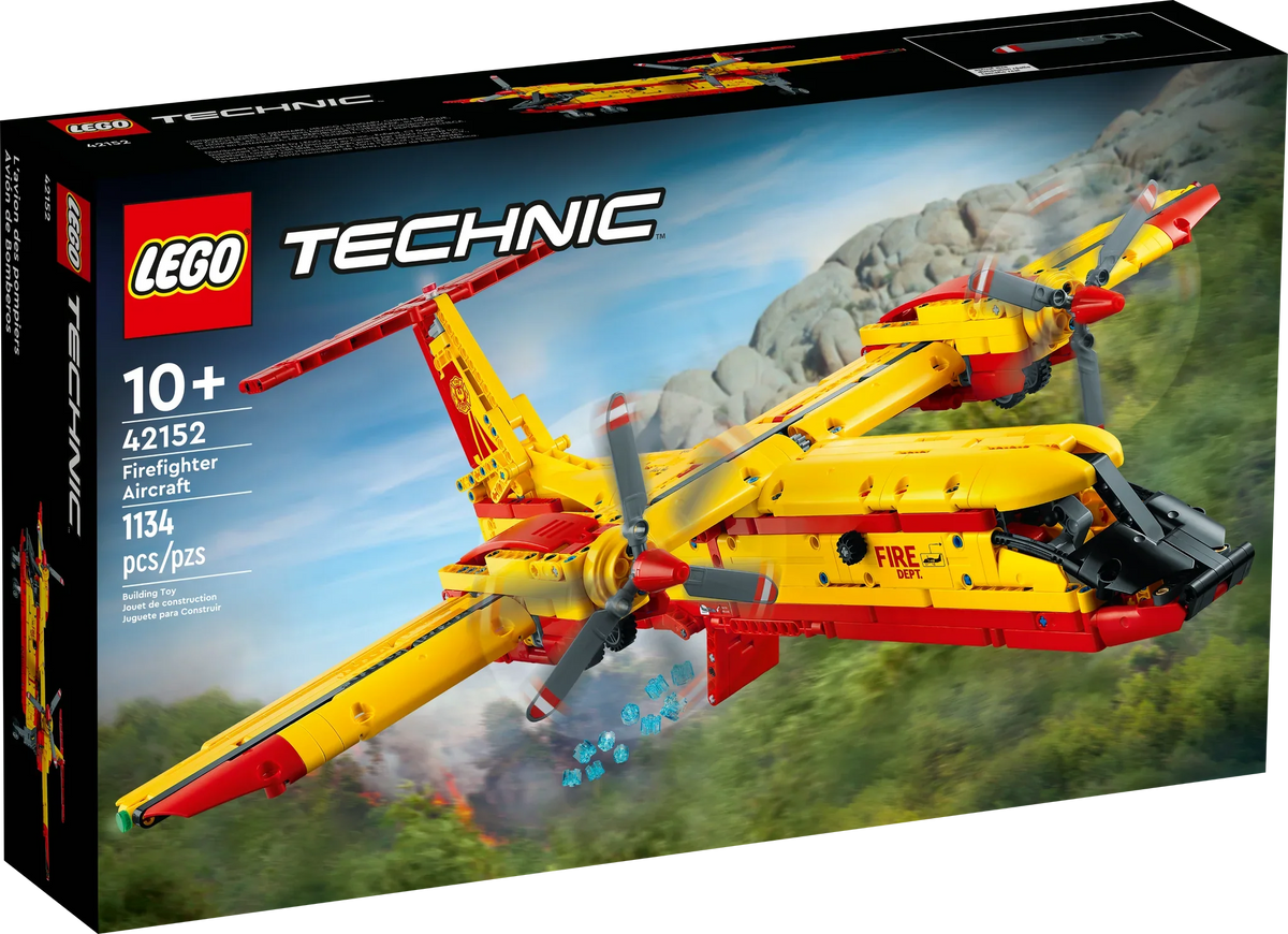 42152 Firefighter Aircraft (Retired) (New Sealed) product image 1, provided for visual reference and product detail review