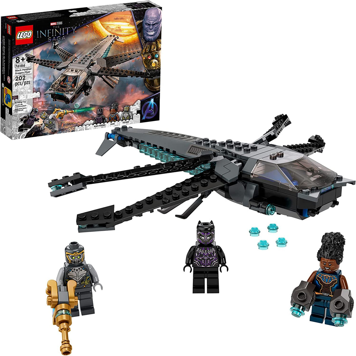 76186 Black Panther Dragon Flyer product image 1, provided for visual reference and product detail review