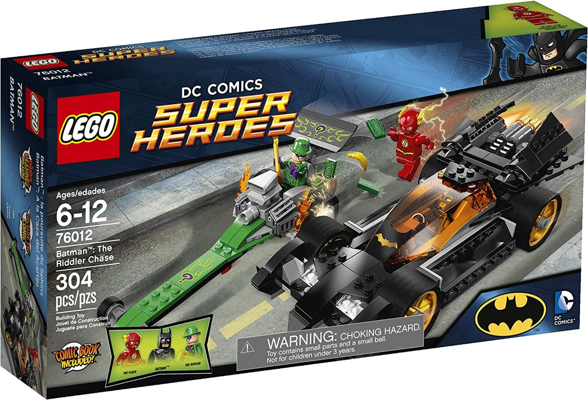 76012 Superheroes Batman: The Riddler Chase (Retired) (Certified Complete) product image 1, provided for visual reference
