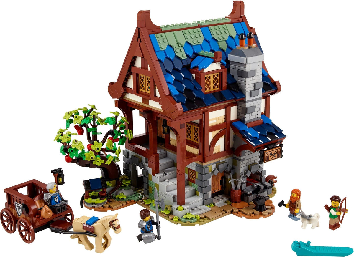 21325 LEGO Ideas Medieval Blacksmith (Retired) (New Sealed) product image 2, provided for visual reference and product