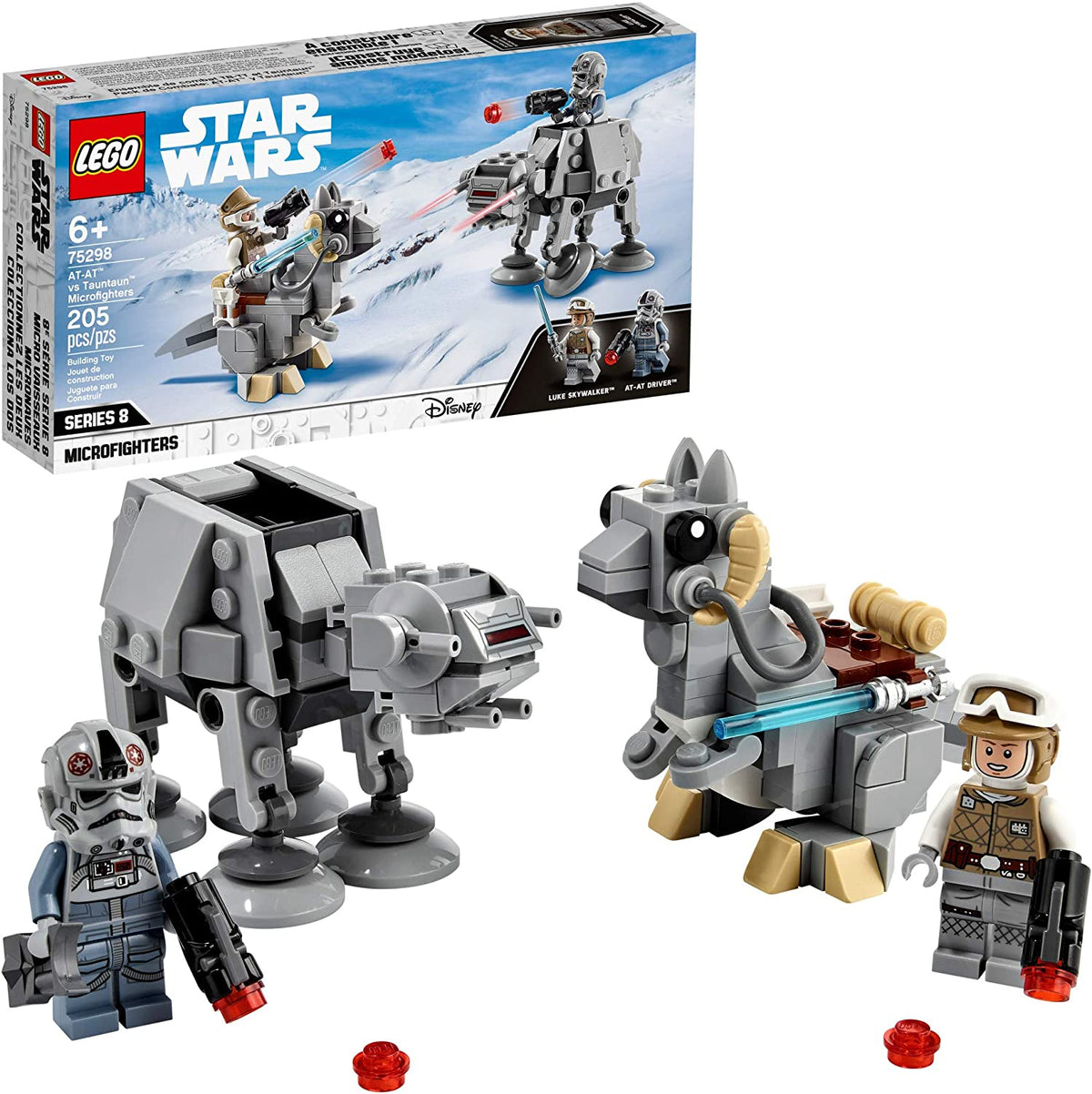 75298 AT-AT vs Tauntaun Microfighters (Retired) (New Sealed) product image 1, provided for visual reference and product