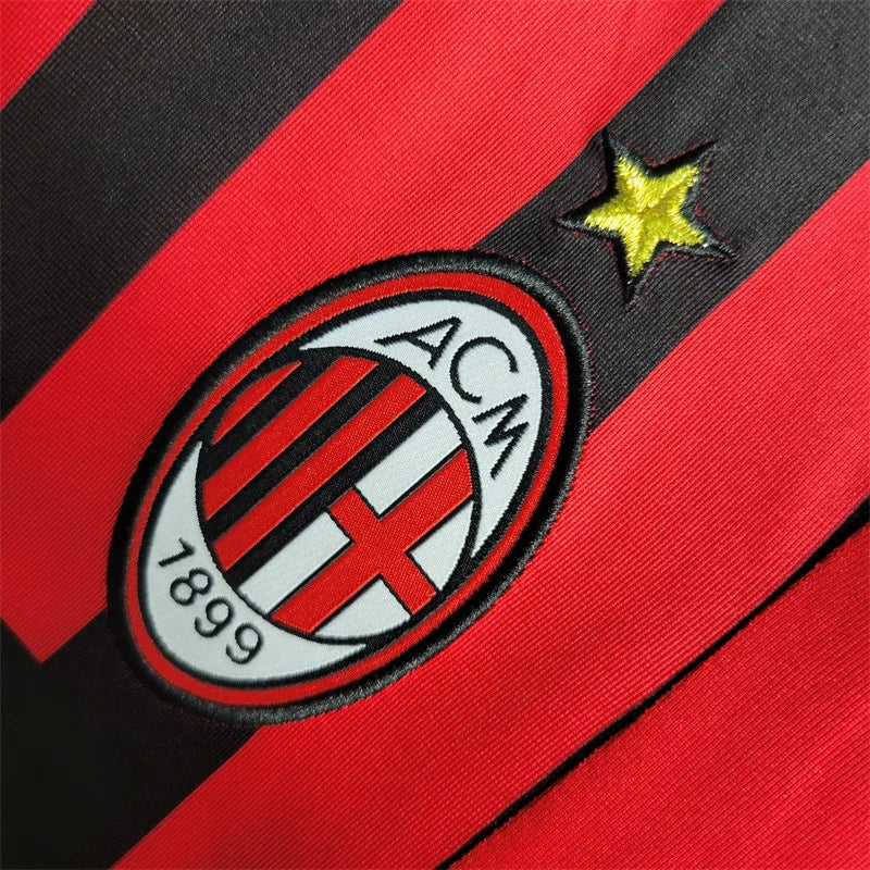 AC Milan Jersey Home kit 07/08 Long Sleeves retro Football product image 2