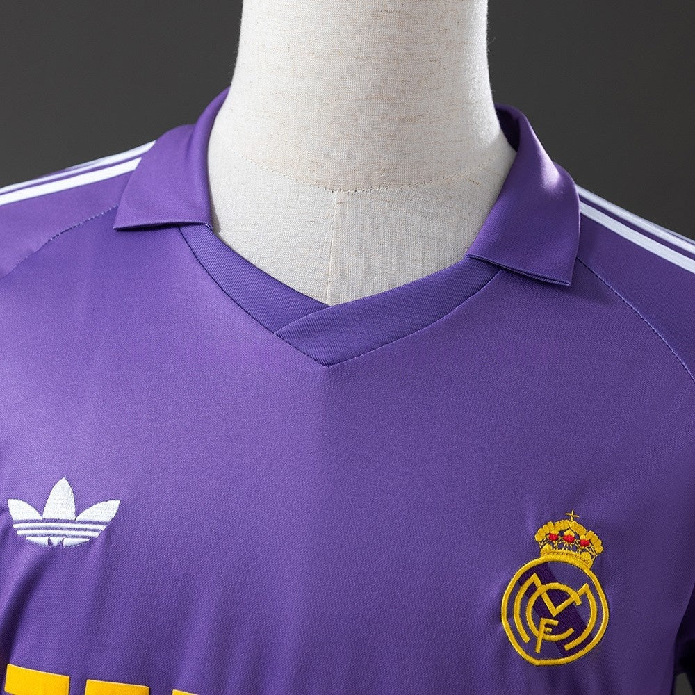 Real Madrid Jersey 1984-85 Away Retro Football Kit product image 7
