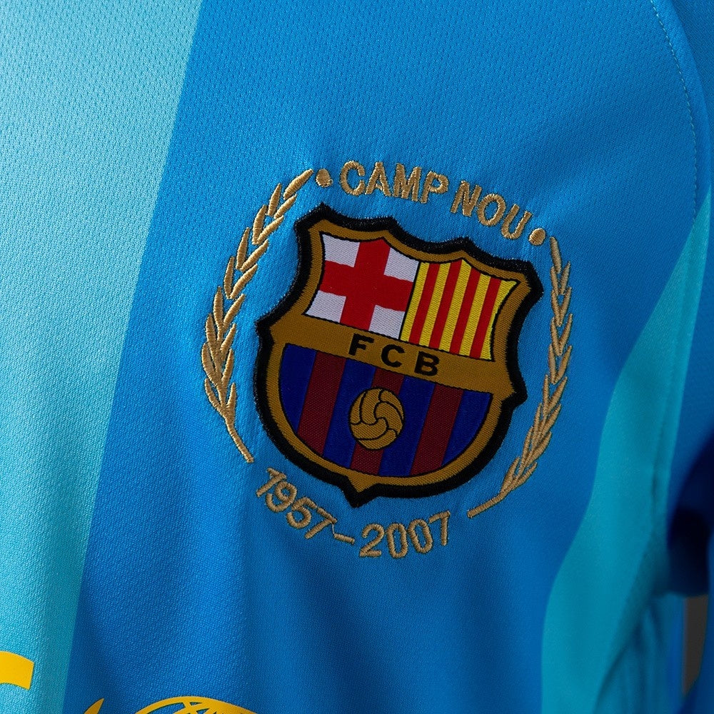Barcelona Jersey 2007/08 Away Retro Football Kit product image 6