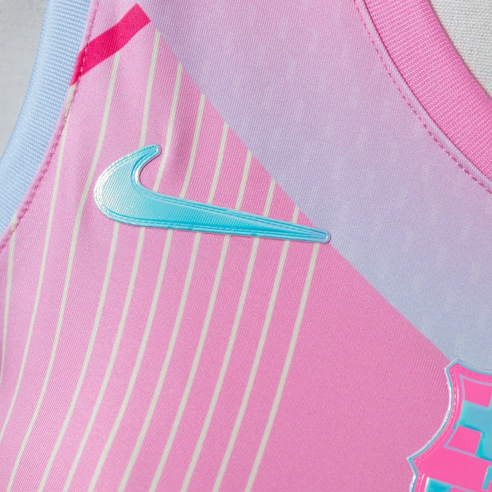 Women Barcelona Pink Vest 25/26 Football Kit Soccer Shirt product image 4