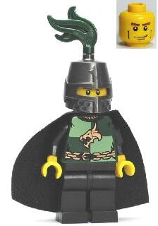 CAS464 Kingdoms - Dragon Knight Quarters, Cape, Vertical Cheek Lines (Includes Sword and Shield) product image 1, provided