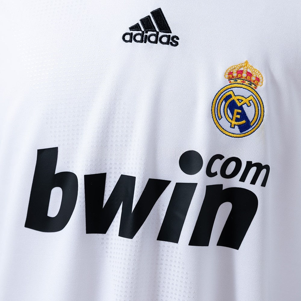 Real Madrid Jersey 2008-09 Home Retro Football Kit product image 6