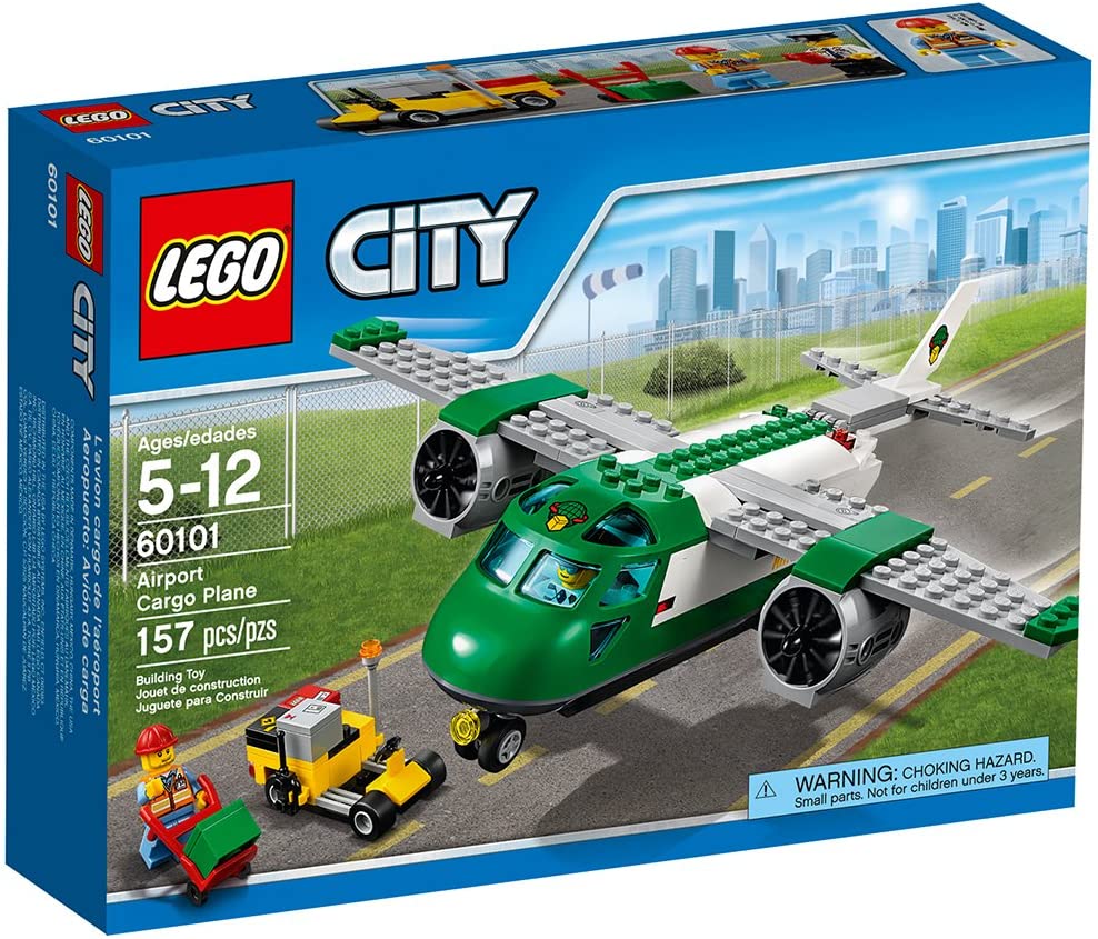 60101 Airport Cargo Plane (Retired) (New Sealed) product image 1, provided for visual reference and product detail review