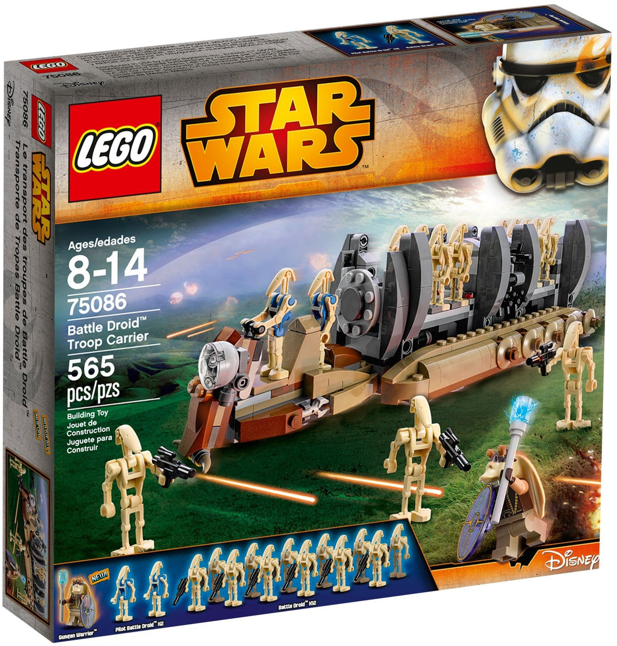 75086 Star Wars Battle Droid Troop Carrier (Retired) (New Sealed) product image 1, provided for visual reference and product