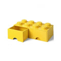 40061732 LEGO Brick Drawer 8 Brick Drawers Bright Yellow product image 1, provided for visual reference and product detail