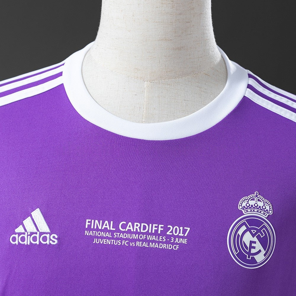 Real Madrid Jersey 2016/17 Away Retro Football Kit Long product image 6