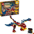 31102 Fire Dragon (Retired) (New Sealed) product image 1, provided for visual reference and product detail review