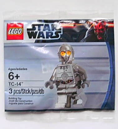 5000063 Star Wars TC-14 Chrome Protocol Droid polybag (Sealed Bag)