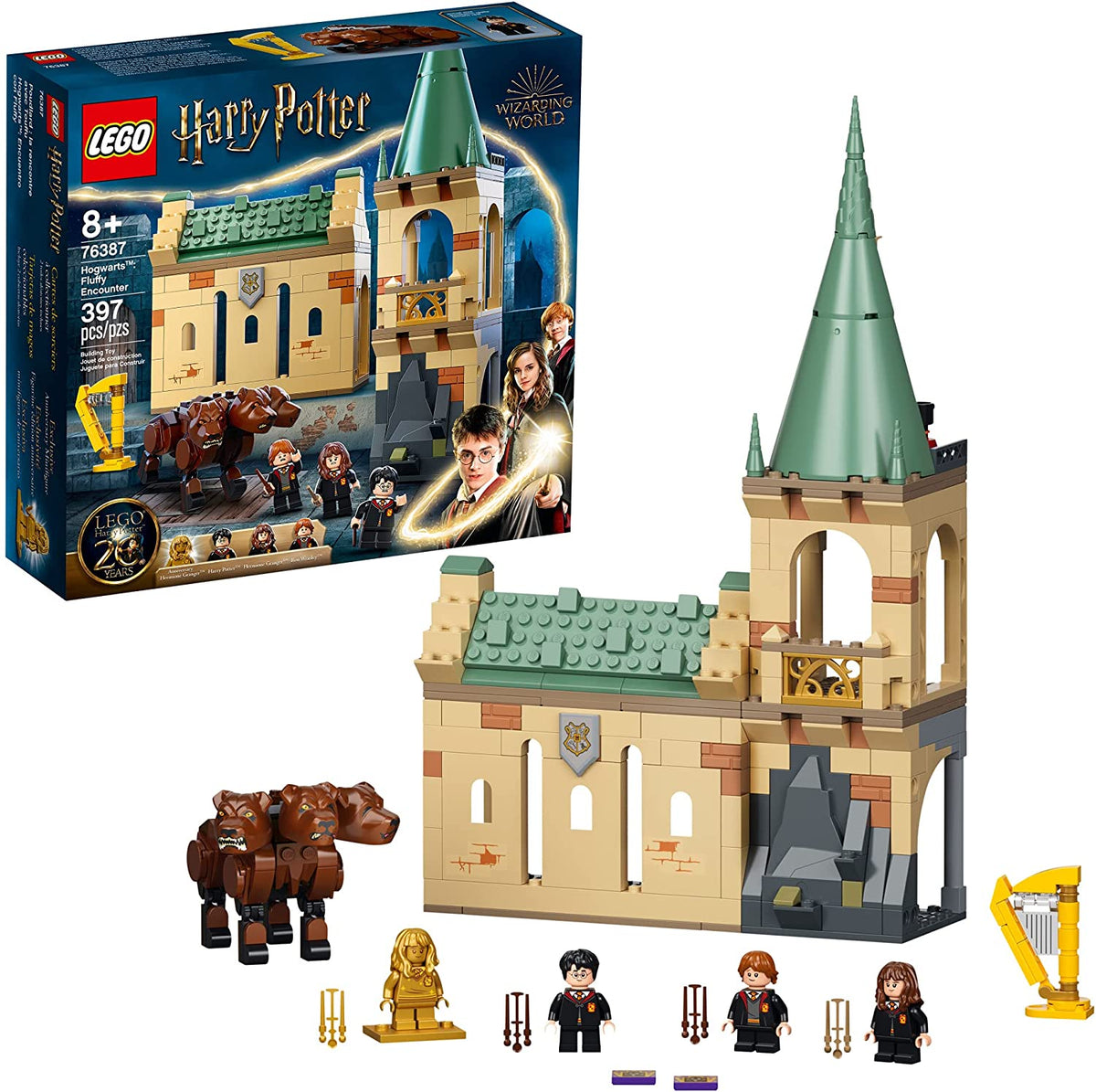 76387 Hogwart's: Fluffy Encounter (Retired) (New Sealed) product image 1, provided for visual reference and product detail