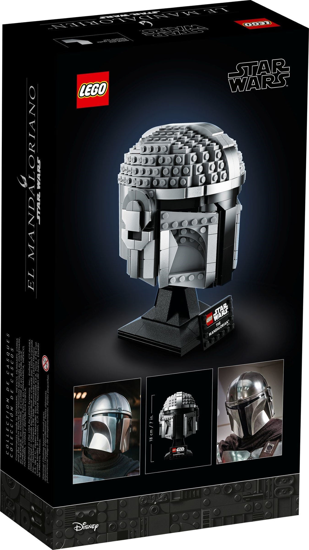 75328 The Mandalorian Helmet product image 3, provided for visual reference and product detail review