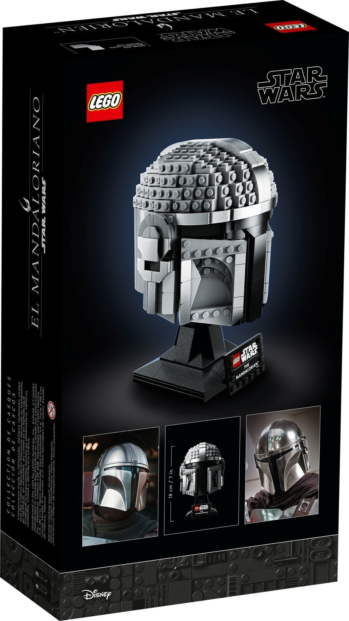 75328 The Mandalorian Helmet product image 3, provided for visual reference and product detail review