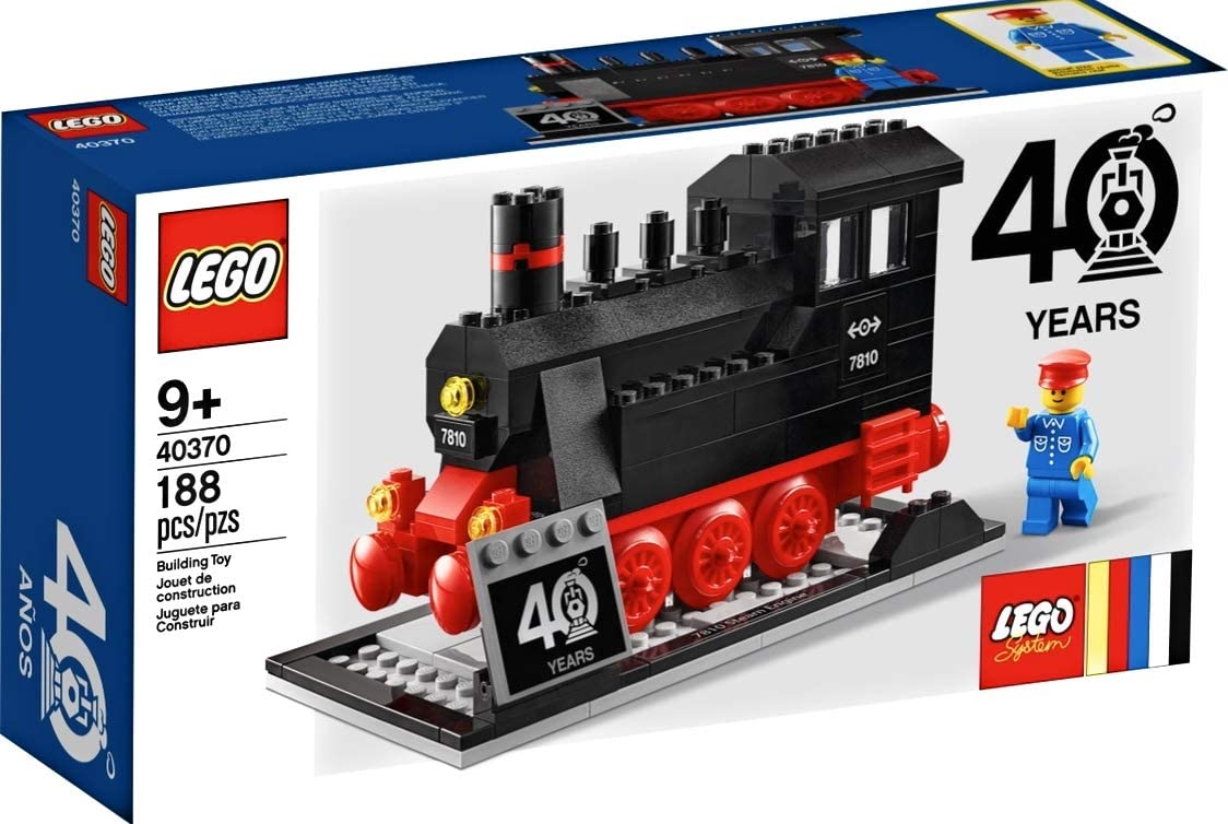 40370 Steam Engine 40 Years (Retired) (New Sealed) product image 1, provided for visual reference and product detail review