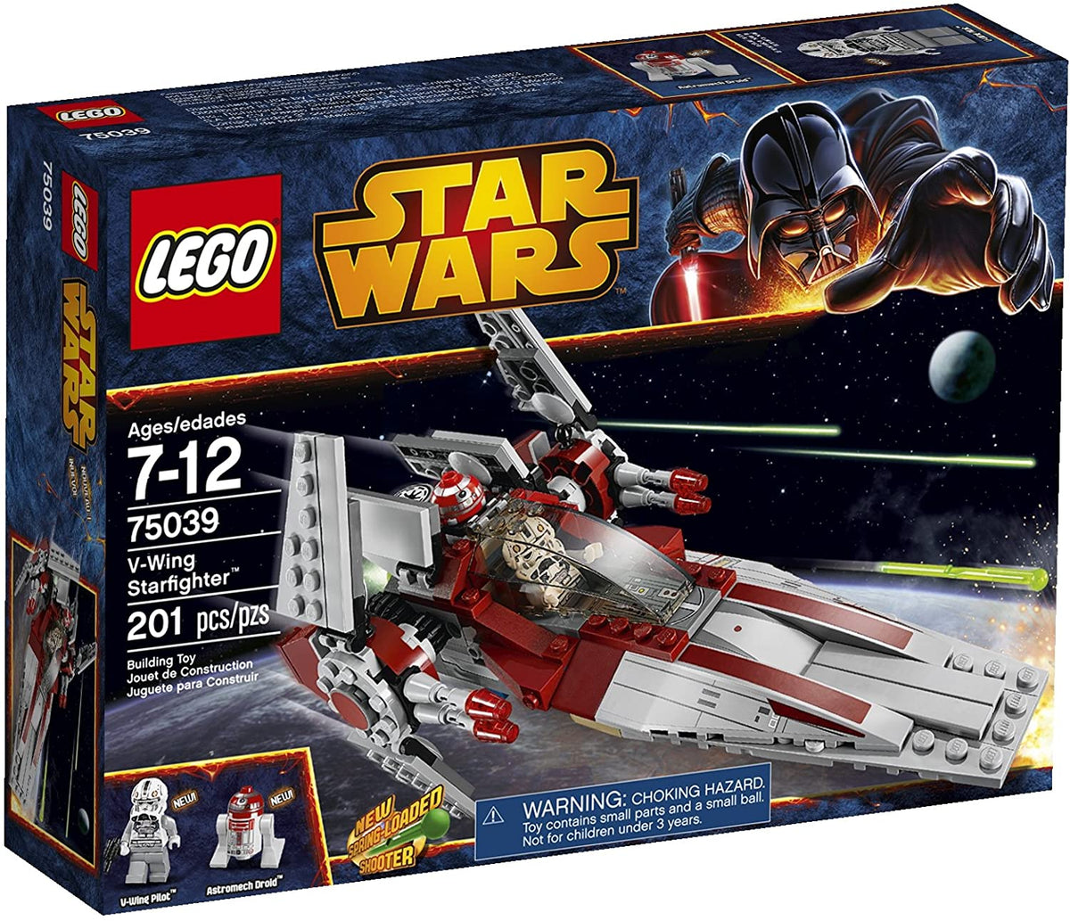 75039 Star Wars V-Wing Starfighter (Retired) (Sealed New) product image 1, provided for visual reference and product detail