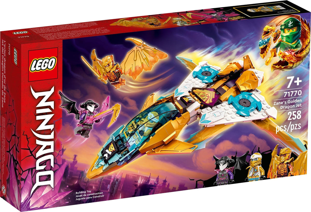 71770 LEGO Ninjago: Zane's Golden Dragon Jet (Retired) (New Sealed) product image 3, provided for visual reference and