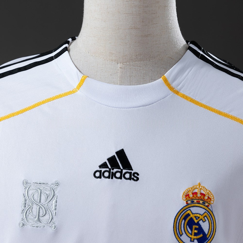 Real Madrid Jersey 2009/10 Home Retro Football Kit Long product image 8