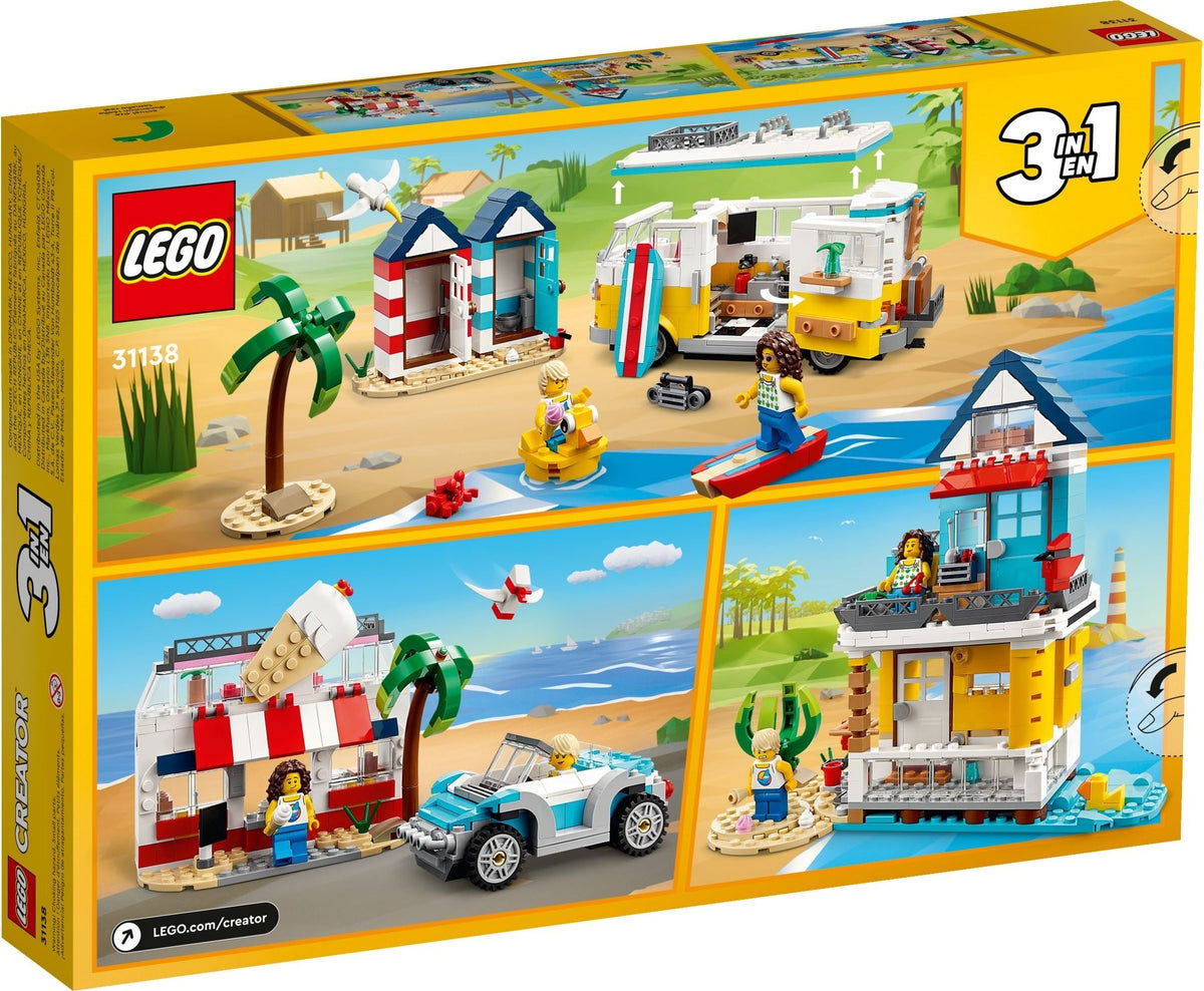 31138 LEGO Creator: Beach Camper Van (Retired) (New Sealed) product image 3, provided for visual reference and product
