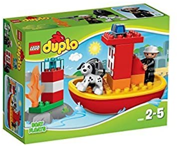10591 Fire Boat (Retired) (New Sealed) product image 1, provided for visual reference and product detail review