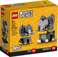 40441 Shorthair Cat and Kitten Brickheadz (Retired) (New Sealed) product image 1, provided for visual reference and product
