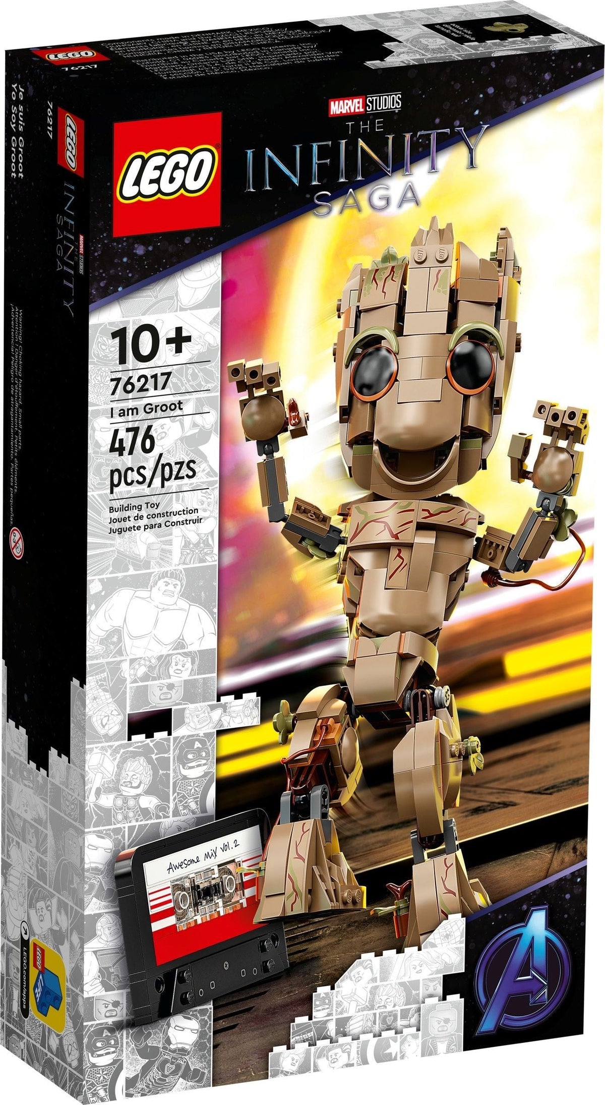 76217 LEGO Marvel: I am Groot (Retired) (New Sealed) product image 3, provided for visual reference and product detail review