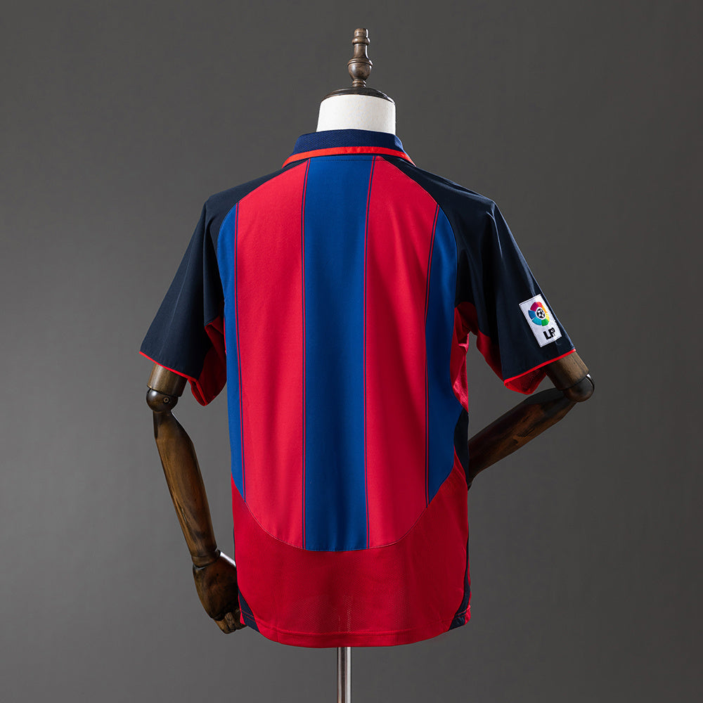Barcelona Jersey 2003-04 Home Retro Football Kit product image 2