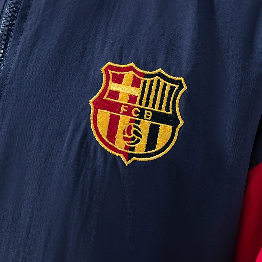 Barcelona Windbreaker 2025/26 Blue Football Soccer Jacket product image 7