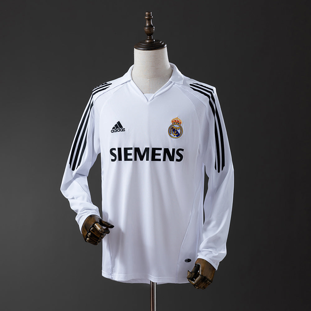 Real Madrid Jersey 2005/06 Home Retro Football Kit Long product image 1