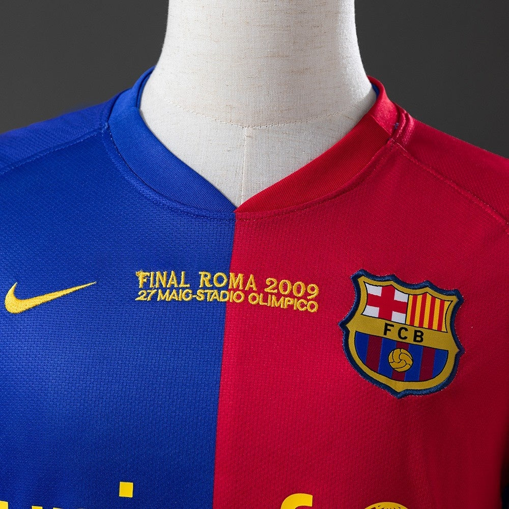 Barcelona Jersey 2008-09 Home Retro Football Kit Long product image 6