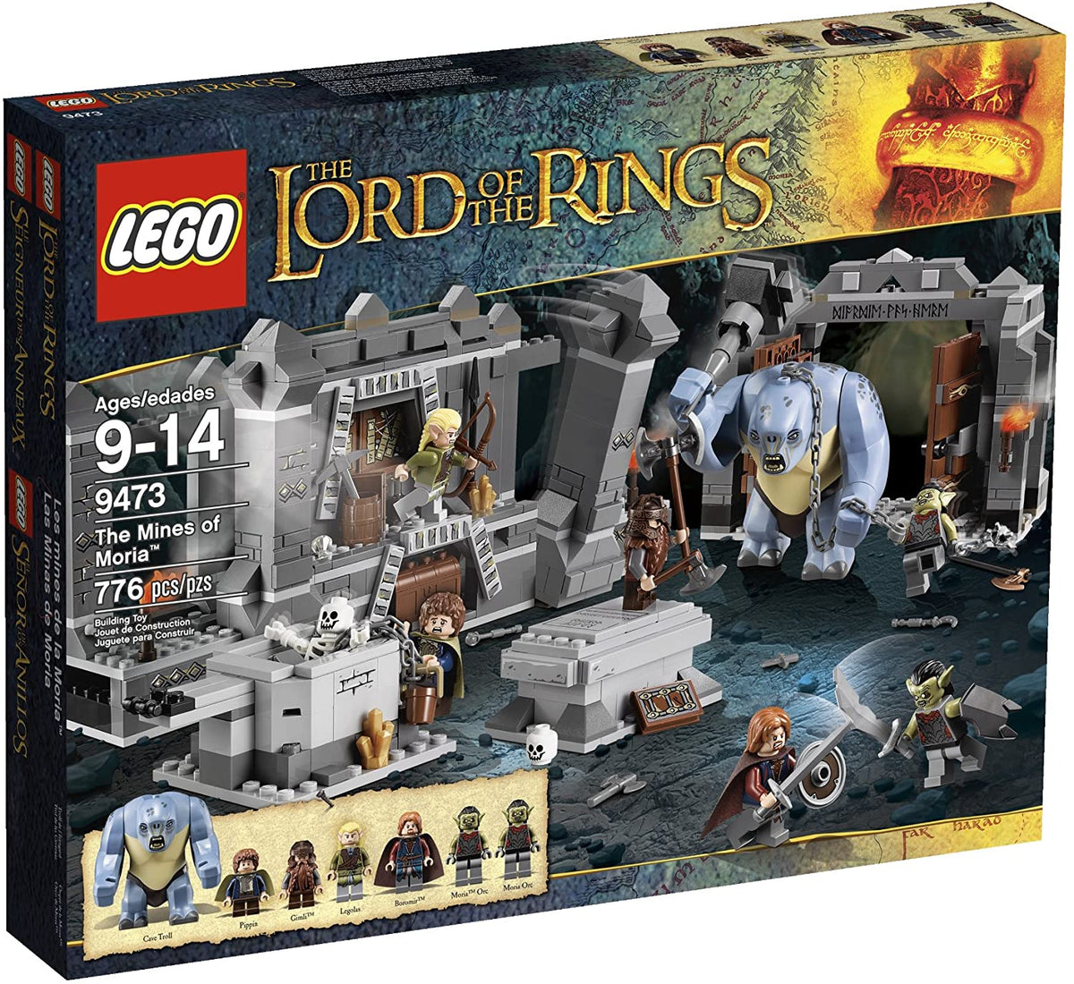 9473 Mines of Moria (Retired) (Certified Complete) product image 1, provided for visual reference and product detail review