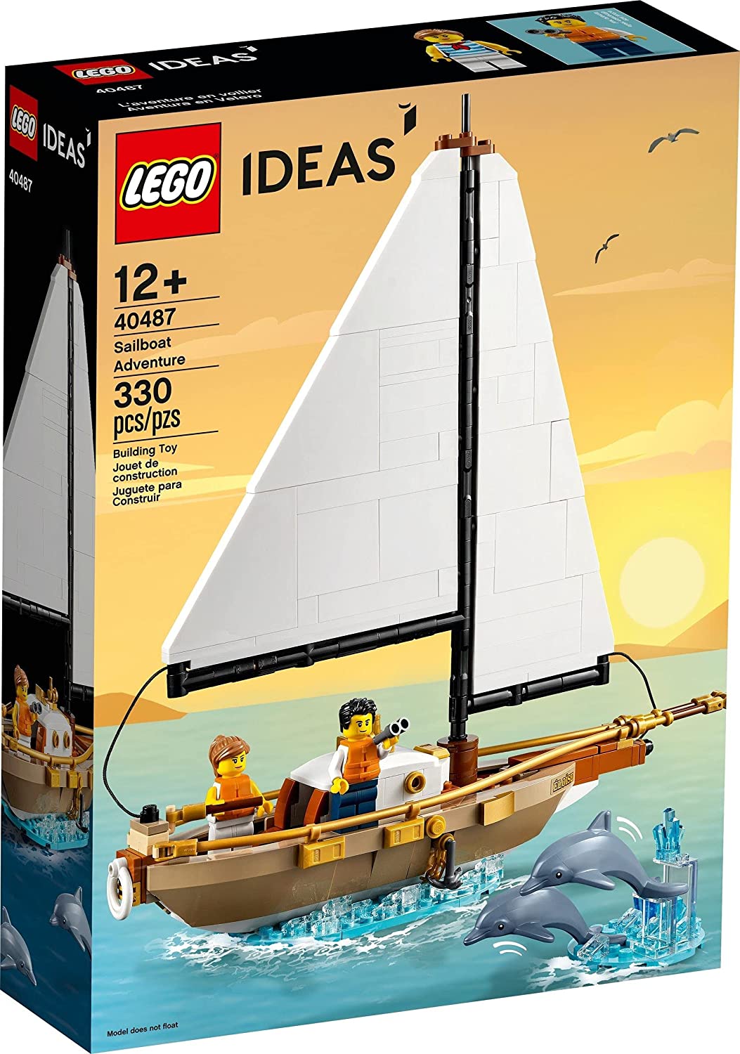 40487 Sailboat Adventure (Retired) (New Sealed) product image 1, provided for visual reference and product detail review