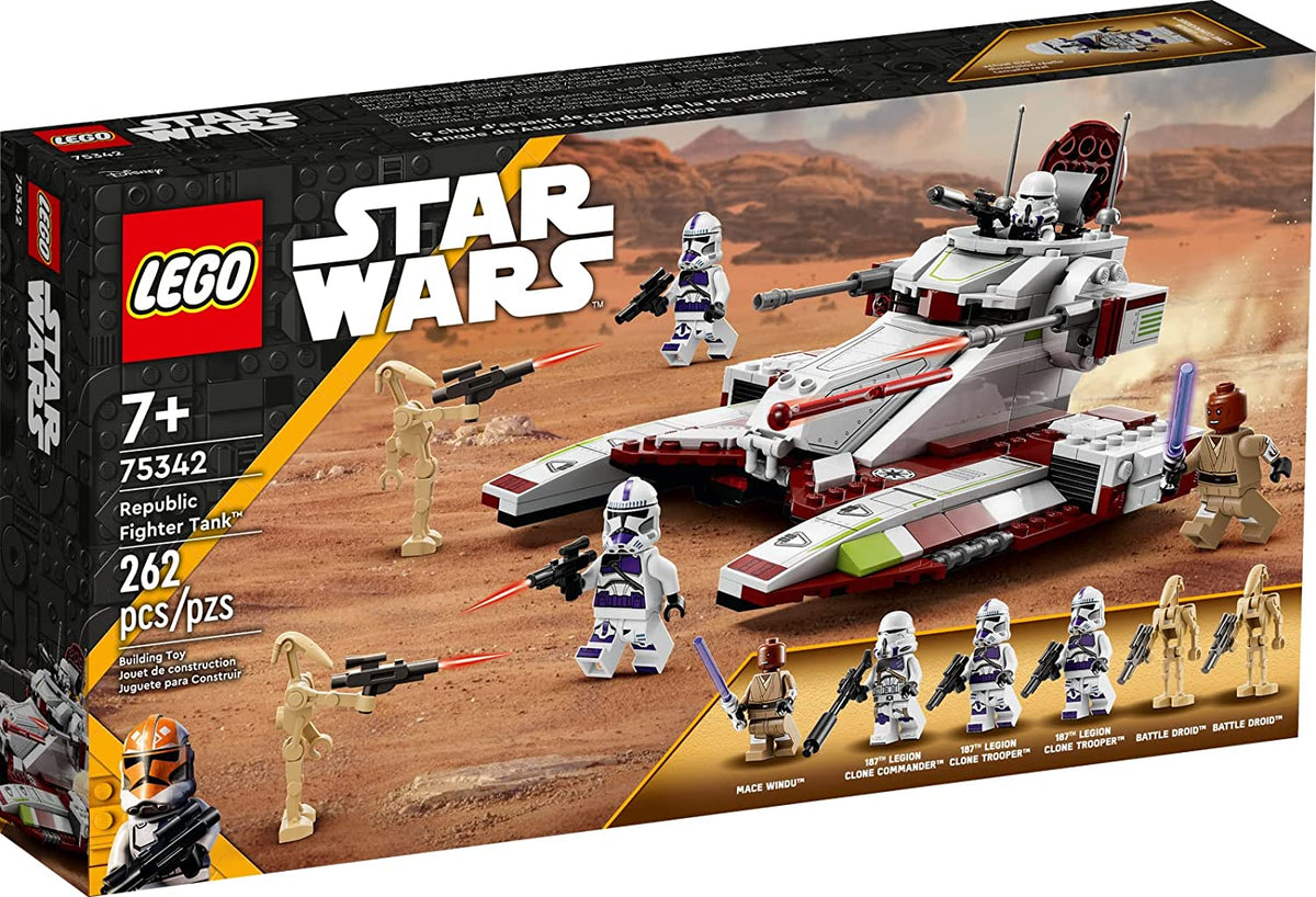 75342 Republic Fighter Tank (Retired) (New Sealed) product image 1, provided for visual reference and product detail review
