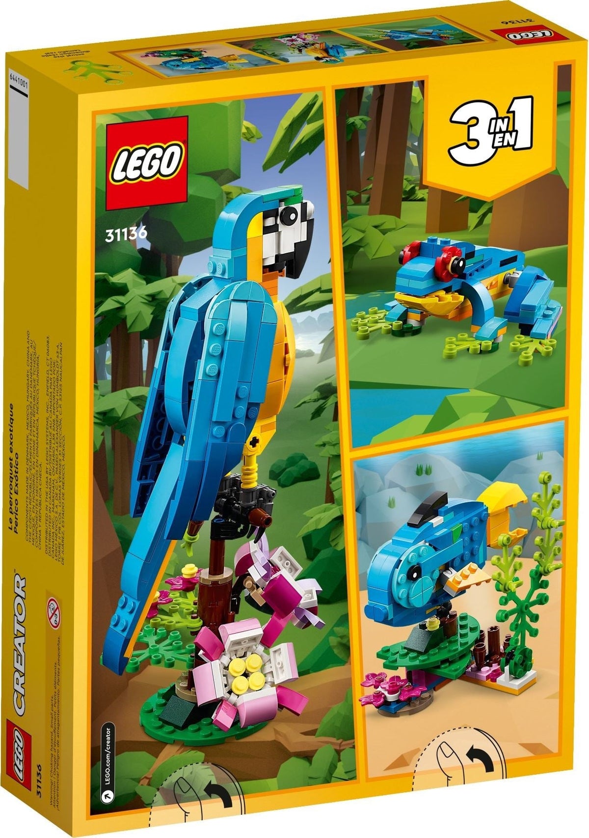 31136 LEGO Creator: Exotic Parrot product image 4, provided for visual reference and product detail review