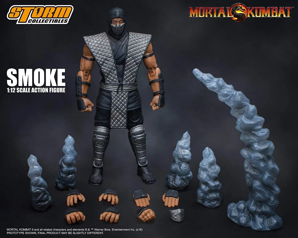 Smoke Ninja 1/12 Scale Action Figure (Mortal Kombat, Storm Collectibles) product image 1, provided for visual reference and