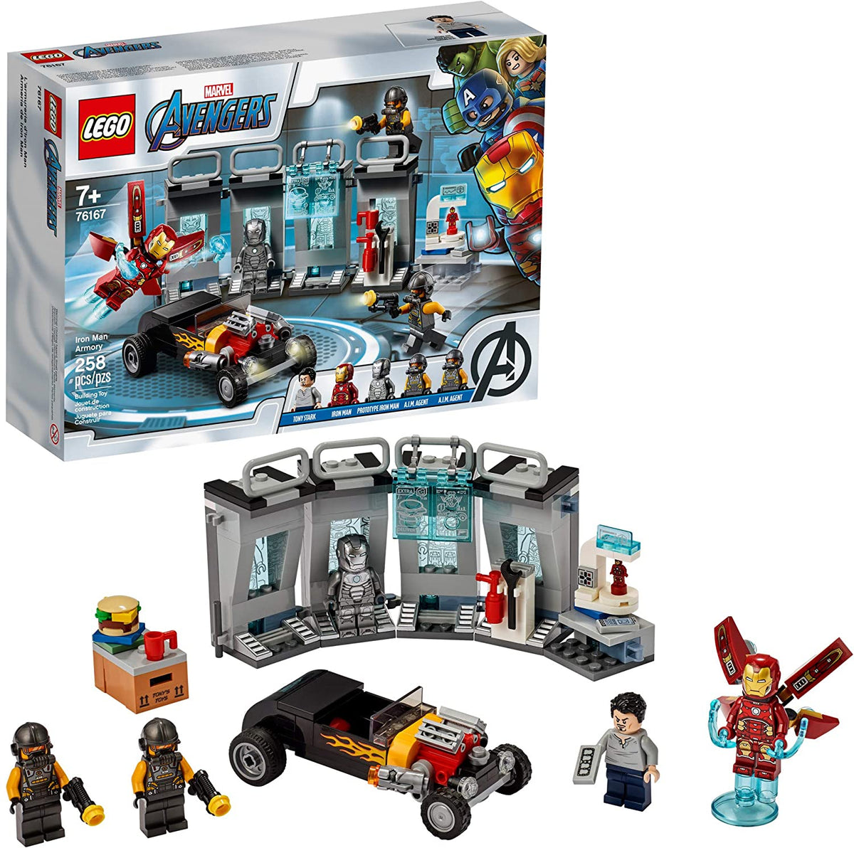 76167 Iron Man Armory (Retired) (New Sealed) product image 1, provided for visual reference and product detail review