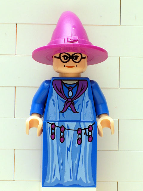 HP049 Professor Sybill Trelawney, Light Purple Hat, Blue Robes product image 1, provided for visual reference and product
