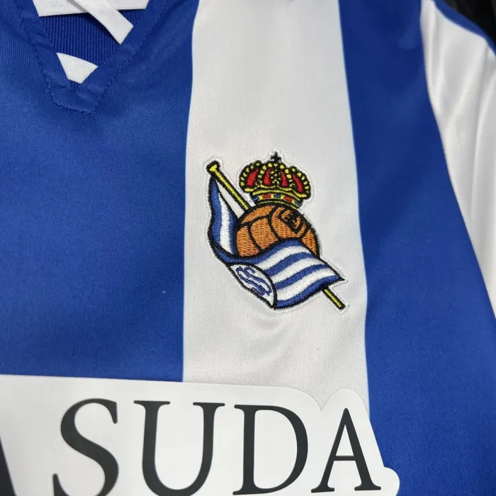 Kids Real Sociedad Home Kit 24/25 Football Jersey product image 4
