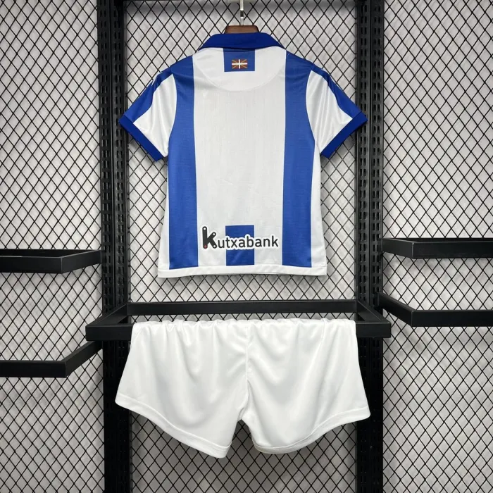 Kids Real Sociedad Home Kit 24/25 Football Jersey product image 5