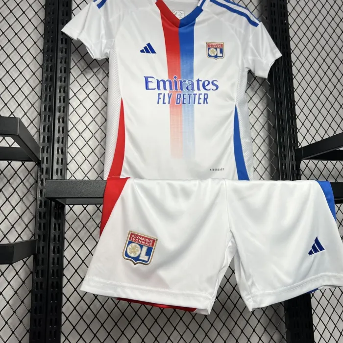 Kids Olympique Lyonnais Home Jersey 24/25 Football Kit product image 3