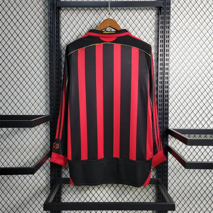 AC Milan Jersey Home Kit 2006 2007 Retro Long Sleeves product image 9