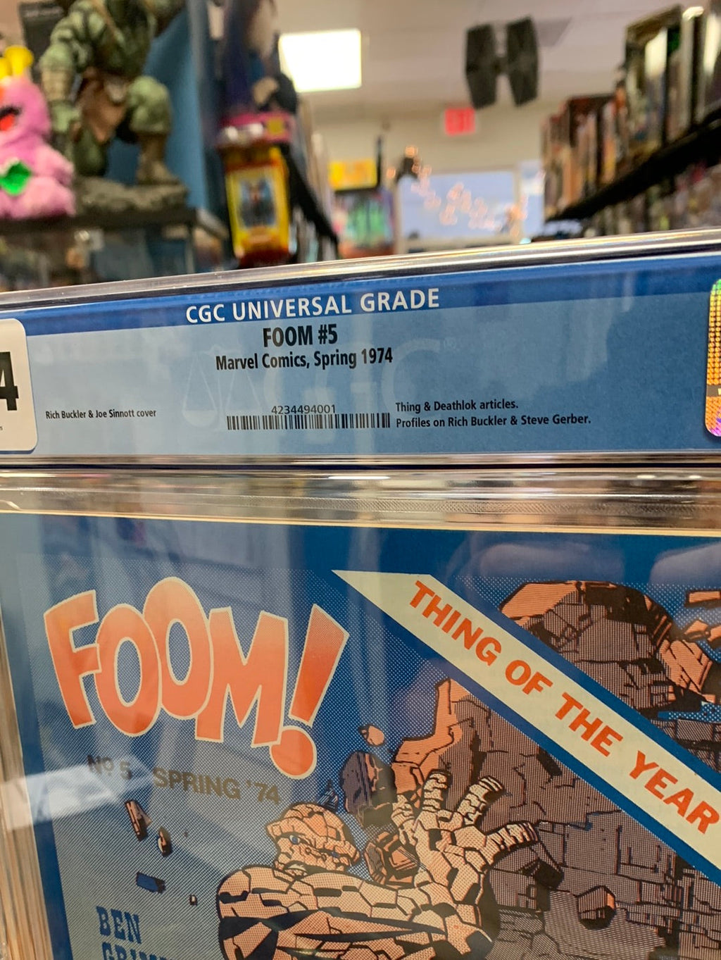 Foom #5 Thing of the Year (CGC 9.4, Marvel Comics) product image 7, provided for visual reference and product detail review