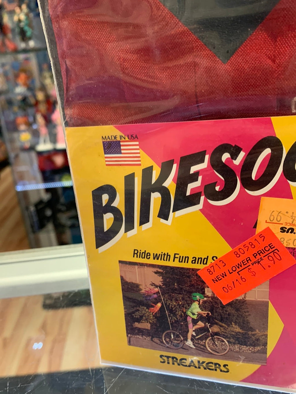 Bikesock Streakers SEALED (Vintage Ghostbusters, Spectra Star) product image 6, provided for visual reference and product